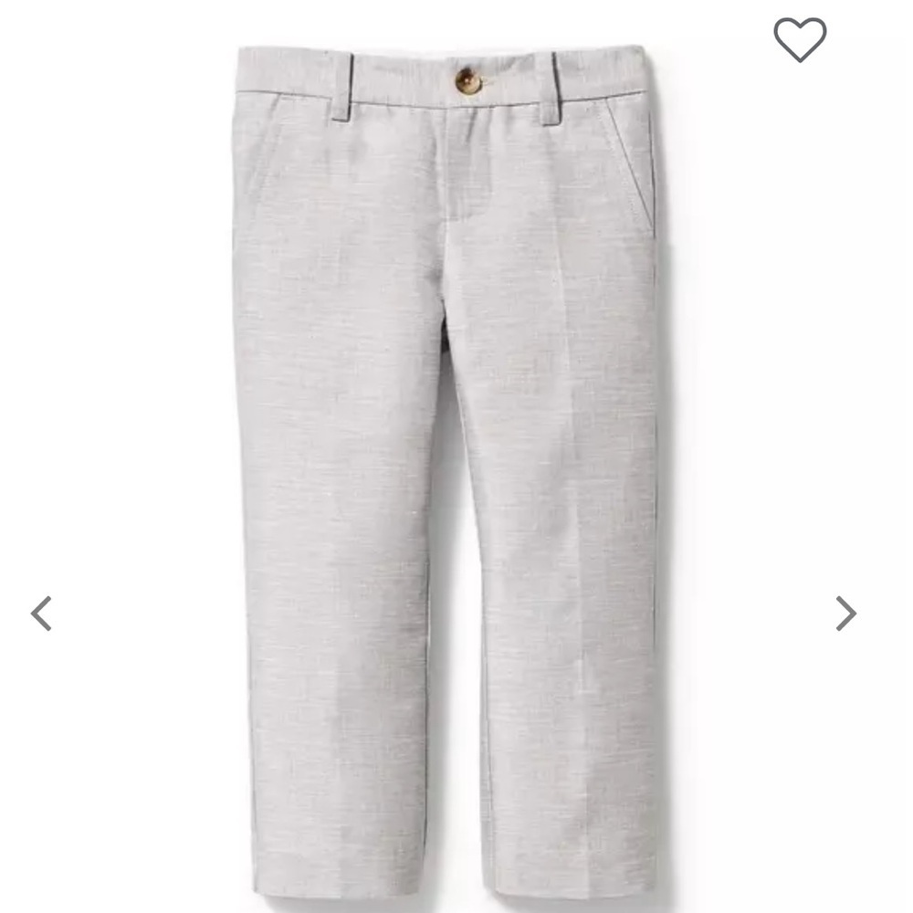 NWT Janie & Jack Boy’s Special Occasion Linen Blend Pant